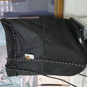 Victoria’s Secret PINK Black Taffeta Drawstring Bag New